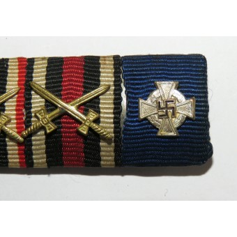 Ribbon Bar for a World War I Veteran. Espenlaub militaria