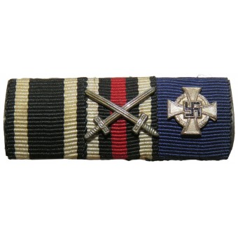 Ribbon Bar for a World War I Veteran. Espenlaub militaria