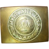Prussia - brass belt and buckle with inscription Gott mit Uns