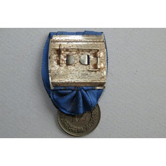 Medalla de servicio de 12 años en la Wehrmacht, la Luftwaffe variante.. Espenlaub militaria
