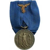 Medalla de servicio, 12 años en la Wehrmacht, variante Luftwaffe.