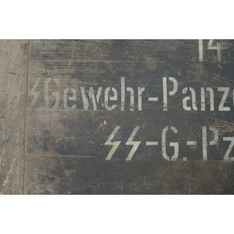 SS -ammuslaatikko Gewehr -kranaatteille. Harvinainen!!. Espenlaub militaria