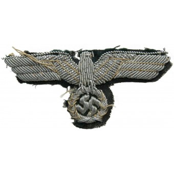 Wehrmacht Heer Visierhut Offiziere gestickter Adler. Espenlaub militaria