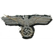 Wehrmacht Heer visorhat officerare broderad örn