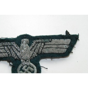 Gli ufficiali della Wehrmacht in alluminio lingotti ricamata aquila al seno. Espenlaub militaria