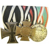 Barrette de médaille de soldat de la Première Guerre mondiale