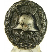 WW1 wound badge in black