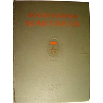 WW2 Sovietica Russa ha illustrato il libro Gli alunni della Komsomol. Espenlaub militaria