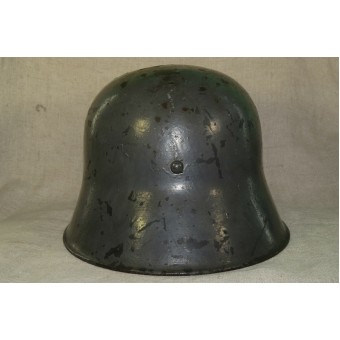 3º Reich doble Etiqueta Polizei, austríaco M casco de acero 16. Espenlaub militaria
