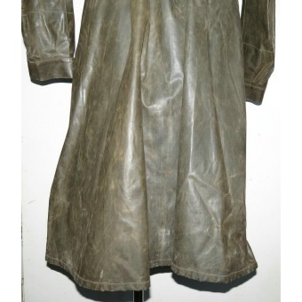 WW2 allemand caoutchouté manteau de moto Kradmantel pour la Luftwaffe. Espenlaub militaria