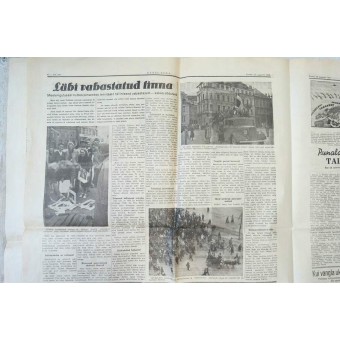 Эстоно-немецкая газета Eesti Sõna (Слово Эстонии), август 28, 1942.. Espenlaub militaria