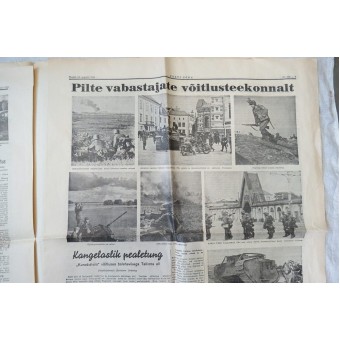 Эстоно-немецкая газета Eesti Sõna (Слово Эстонии), август 28, 1942.. Espenlaub militaria