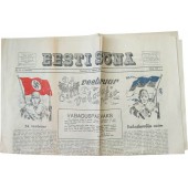 Giornale di propaganda della seconda guerra mondiale Word of Estonia-Eesti Sõna del 24 febbraio 1942.