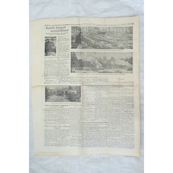 WW2-propaganda-sanomalehden sana Viro-eesti Sõna helmikuuta, 24. 1942.. Espenlaub militaria