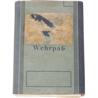Tyska Wehrpass för andra världskriget ägare som tjänstgjorde under första världskriget. Espenlaub militaria