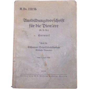 Libro di testo per i pionieri. Espenlaub militaria