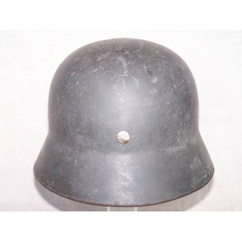 Duitse WW2 ET 62 Dubbele sticker WH Heeres Steel Helm. Espenlaub militaria