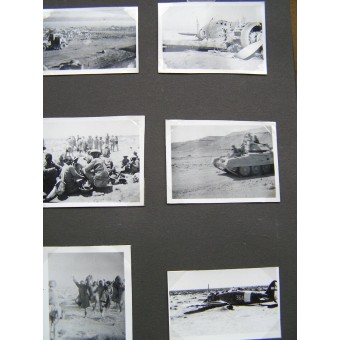 Álbum de fotos DAK, soldado que sirvió en Túnez. Espenlaub militaria
