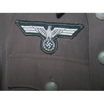 Lightweight summer Gebirgsjager Stabs-veterinaers  tunic. Espenlaub militaria