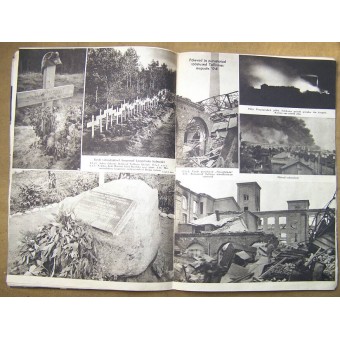 Alemán WW2 / revista de propaganda Waffen SS Pildileht, impreso en Estonia, 1943. Espenlaub militaria