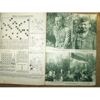 Tysk propagandatidning från WW2/Waffen SS, tryckt i Estland, 1943. Espenlaub militaria