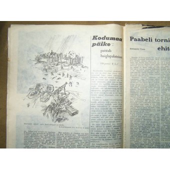 Estonian SS volunteers magazine PildiLeht. Espenlaub militaria