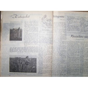 Pildileht Nr.6, за 1944 год  Пропагандистский фото журнал на эстонском языке. Espenlaub militaria