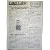 WW2 pilot's  newspaper "Baltic Falcon", 12 March/1945 !
