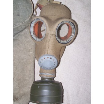 Estnisk M 40 gasmask, märkt ARS 41. Sällsynt!. Espenlaub militaria