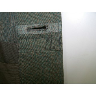 Tissu de coton Blaumeliert tunique Schutzpolizei. Espenlaub militaria