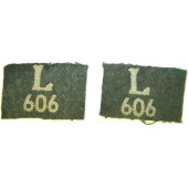 Diapositives d'épaulettes pour le 606e Régiment d'Infanterie Lehr