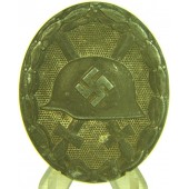 Silver wound badge, marked 