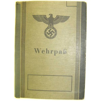 Kolmas valtakunta Wehrmacht Wehrpass, WW1 -palvelu. Espenlaub militaria