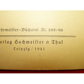 Saksan ja Venäjän sanasto, joka tehtiin Lepzigissä vuonna 1941. Espenlaub militaria