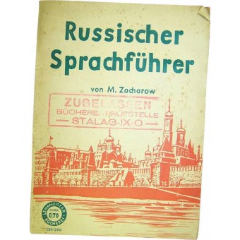 Saksan ja Venäjän sanasto, joka tehtiin Lepzigissä vuonna 1941. Espenlaub militaria