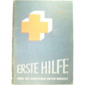 Erste Hilfe. The First Aid book, stamped with SS Geb jag Div Nord