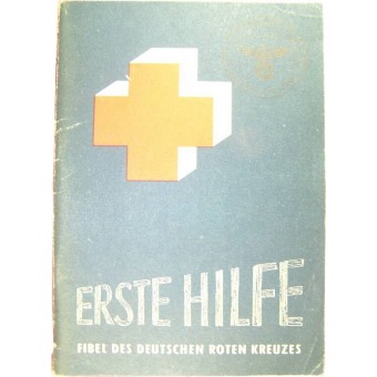Erste Hilfe. Het eerste hulpboek, gestempeld met SS GEB JAG DIV NORD. Espenlaub militaria