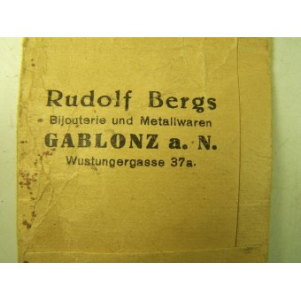 Utmärkande kuvertfabrik Ruolf Bergs. Espenlaub militaria