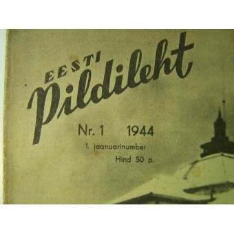 Pildileht Nr.1, за 1944 год Пропагандистский журнал на эстонском языке выпущенный во время оккупации в Эстонии. Espenlaub militaria