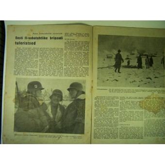 Saksalainen WW2/Waffen SS -propaganda -aikakauslehti. Espenlaub militaria