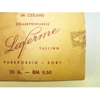 WW2 tysk tobak från andra världskriget oöppnad förpackning. Espenlaub militaria