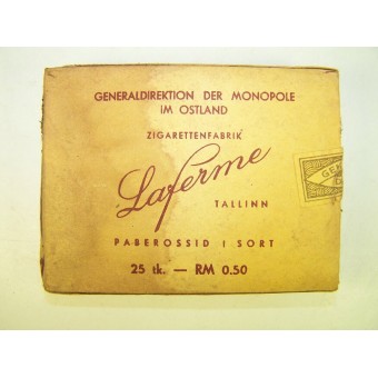 Periodo WW2 German tabacco fatta pacco non aperto. Espenlaub militaria