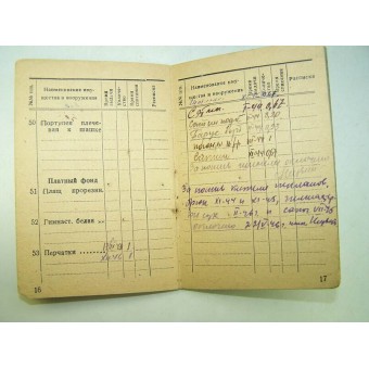 Yhtenäinen kirja NKVD -joukkojen upseereille. Espenlaub militaria