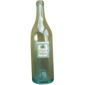 Botella de schnaps (vodka) alemán de la Segunda Guerra Mundial Echter Nordhauser con etiqueta de papel original