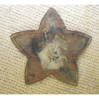 Звезда на фуражку, образец 1918, Красная Гвардия. Espenlaub militaria