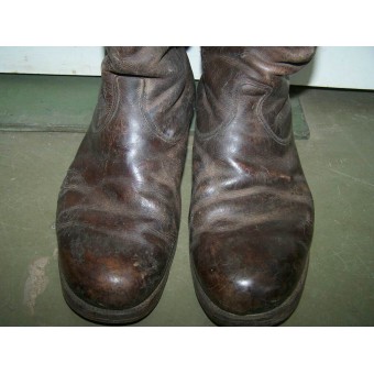 Imperial Russian Dark Brown Leather Officers Boots. Espenlaub militaria