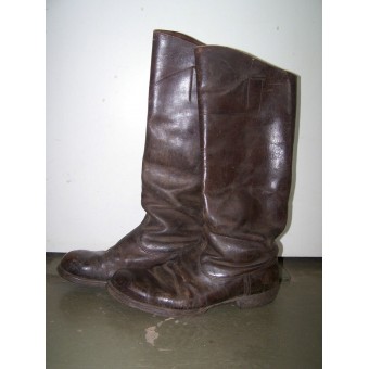 Imperial Russian dark brown leather officer’s boots. Espenlaub militaria