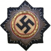 Duits kruis in goud, geborduurde versie, 2e type onuitgegeven