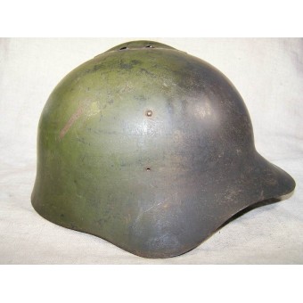 Стальной шлем СШ-36 (халхинголка)  с блокадным типом подшлемника.. Espenlaub militaria