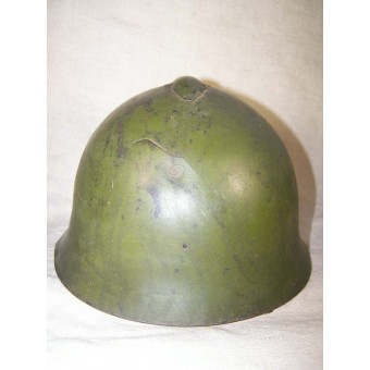 Стальной шлем СШ-36 (халхинголка)  с блокадным типом подшлемника.. Espenlaub militaria